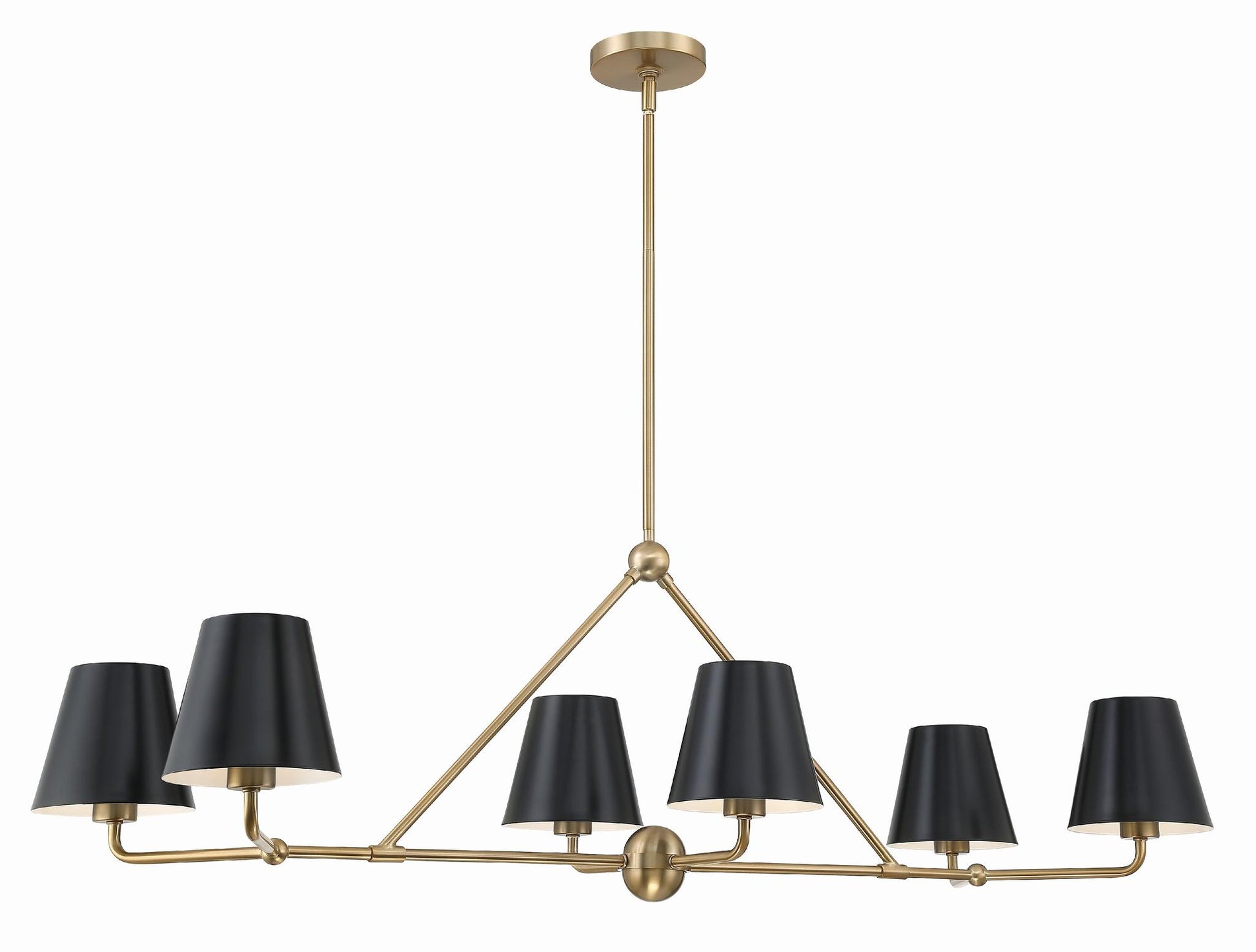 CRYSTORAMA, XAVIER LINEAR CHANDELIER, CHANDELIER LIGHT