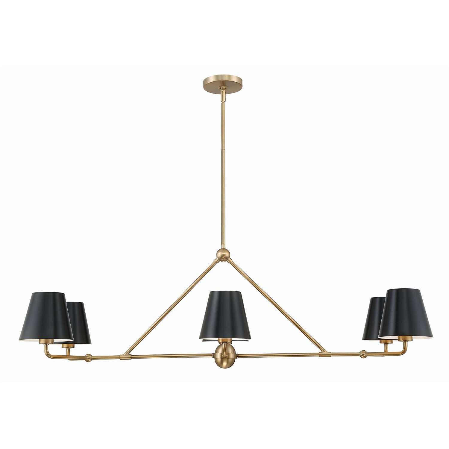 CRYSTORAMA, XAVIER LINEAR CHANDELIER, CHANDELIER LIGHT