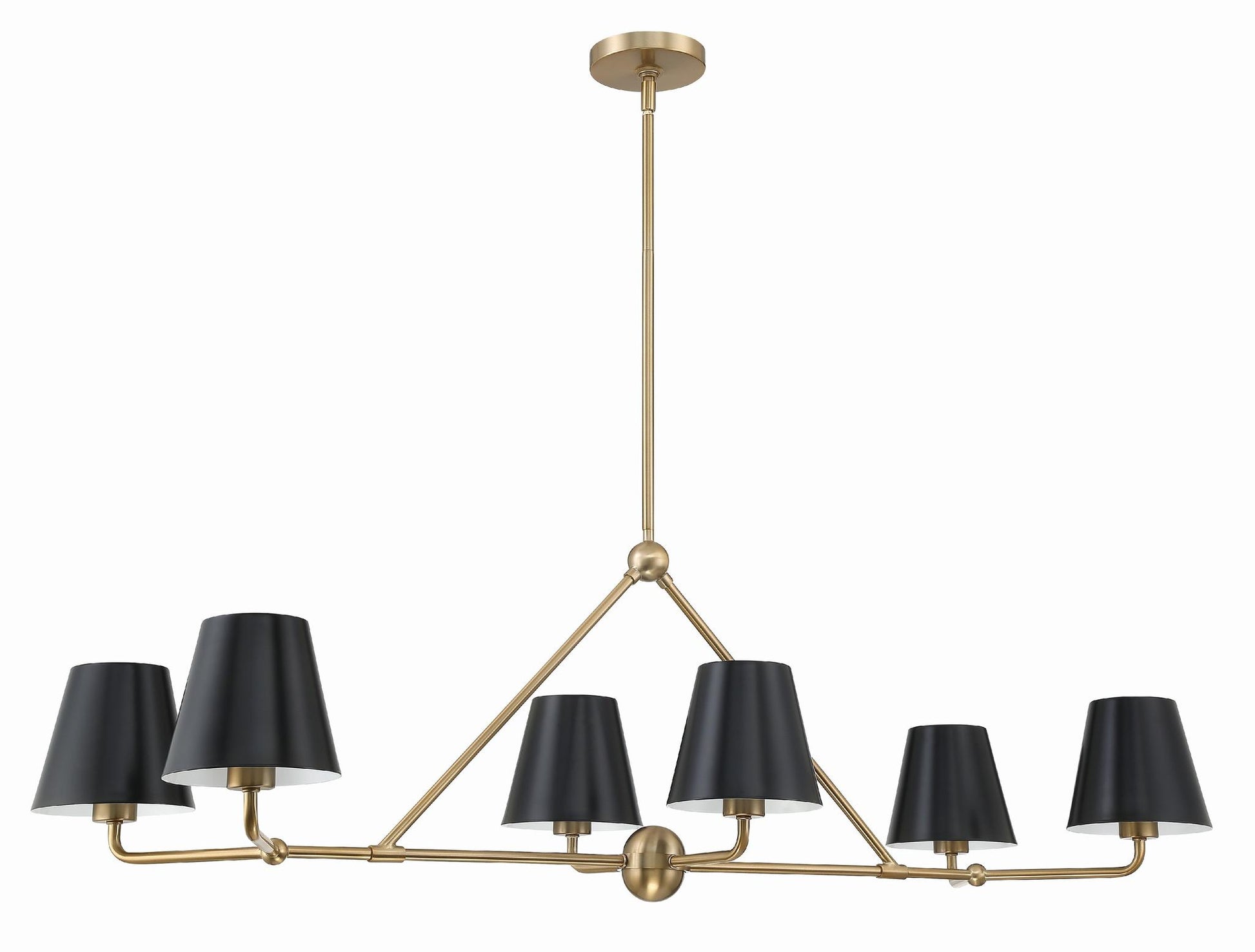 CRYSTORAMA, XAVIER LINEAR CHANDELIER, CHANDELIER LIGHT