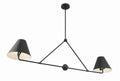 CRYSTORAMA, XAVIER LINEAR CHANDELIER, CHANDELIER LIGHT