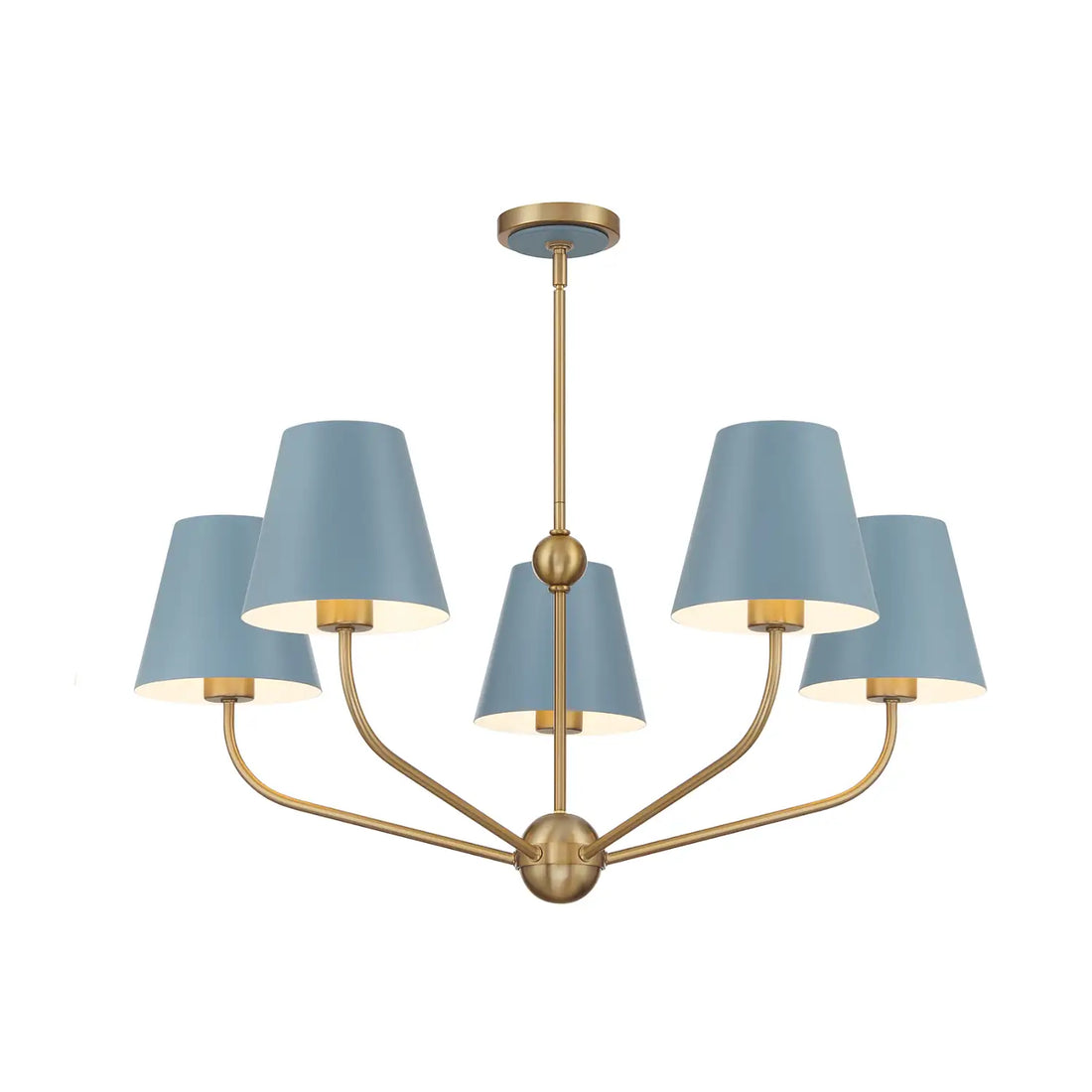 CRYSTORAMA, XAVIER BLUE CHANDELIER, CHANDELIER LIGHT