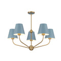 CRYSTORAMA, XAVIER BLUE CHANDELIER, CHANDELIER LIGHT