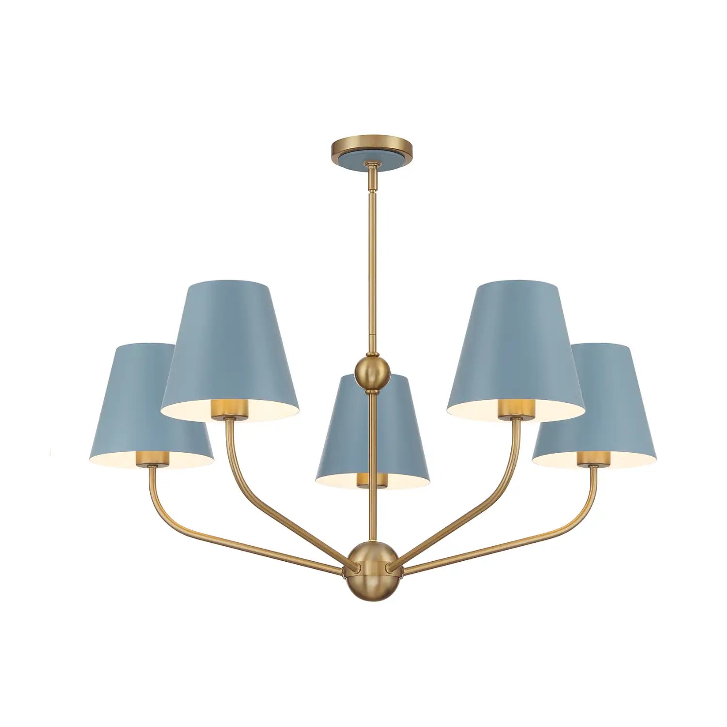 CRYSTORAMA, XAVIER BLUE CHANDELIER, CHANDELIER LIGHT