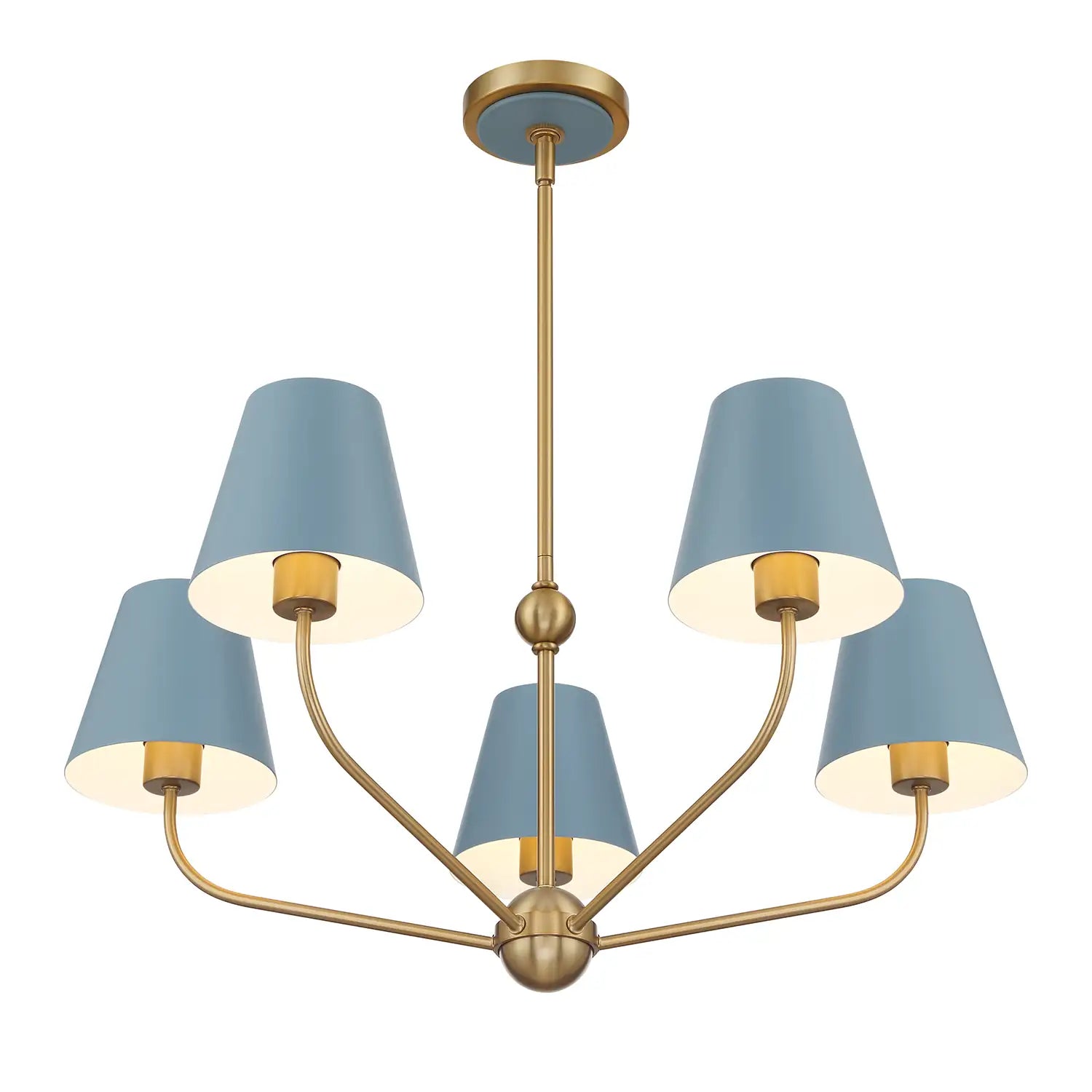 CRYSTORAMA, XAVIER BLUE CHANDELIER, CHANDELIER LIGHT