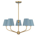 CRYSTORAMA, XAVIER BLUE CHANDELIER, CHANDELIER LIGHT