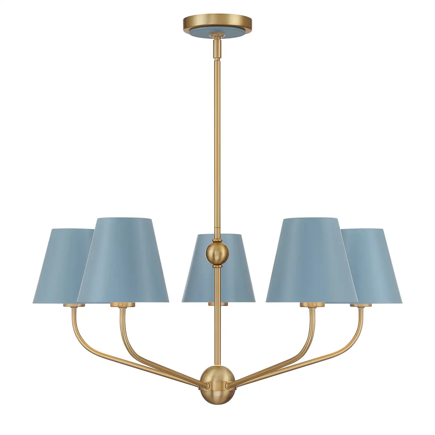 CRYSTORAMA, XAVIER BLUE CHANDELIER, CHANDELIER LIGHT