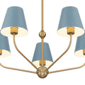 CRYSTORAMA, XAVIER BLUE CHANDELIER, CHANDELIER LIGHT