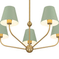 CRYSTORAMA, XAVIER GREEN CHANDELIER, CHANDELIER LIGHT