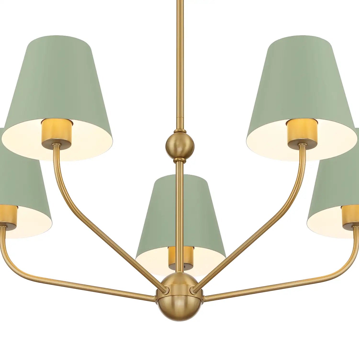 CRYSTORAMA, XAVIER GREEN CHANDELIER, CHANDELIER LIGHT