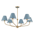 CRYSTORAMA, XAVIER BLUE CHANDELIER, CHANDELIER LIGHT