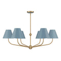 CRYSTORAMA, XAVIER BLUE CHANDELIER, CHANDELIER LIGHT