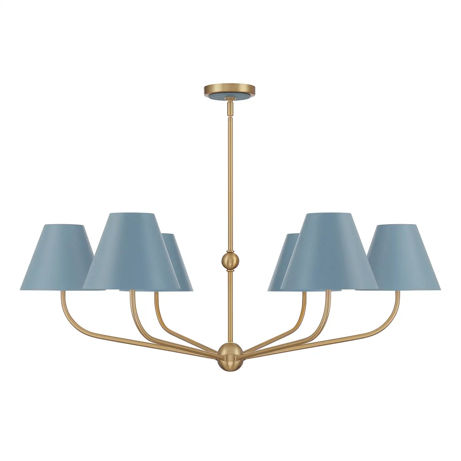 CRYSTORAMA, XAVIER BLUE CHANDELIER, CHANDELIER LIGHT