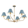 CRYSTORAMA, XAVIER BLUE CHANDELIER, CHANDELIER LIGHT