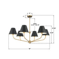 CRYSTORAMA, XAVIER CHANDELIER, CHANDELIER LIGHT