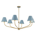 CRYSTORAMA, XAVIER BLUE CHANDELIER, CHANDELIER LIGHT