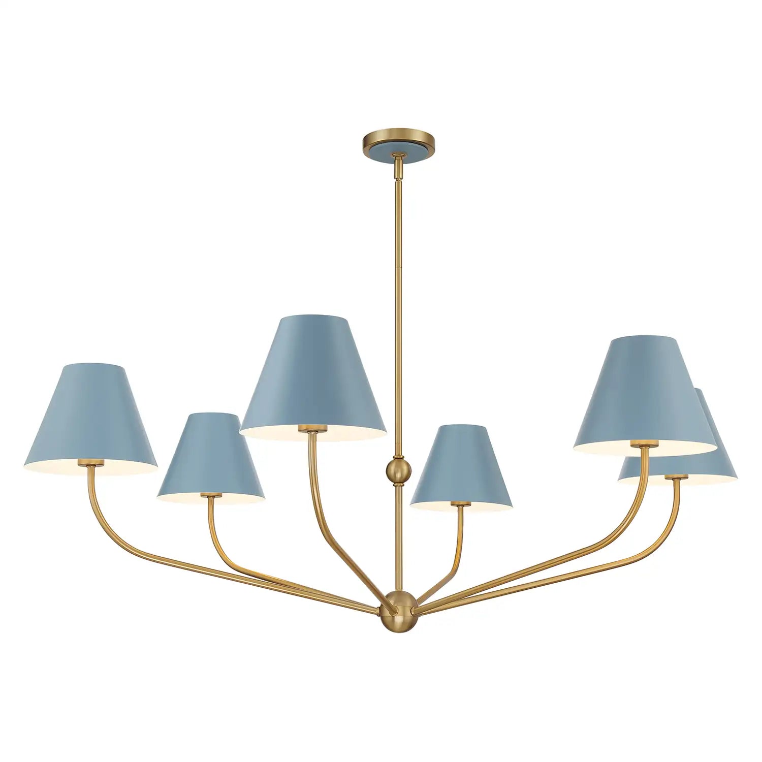CRYSTORAMA, XAVIER BLUE CHANDELIER, CHANDELIER LIGHT