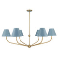 CRYSTORAMA, XAVIER BLUE CHANDELIER, CHANDELIER LIGHT