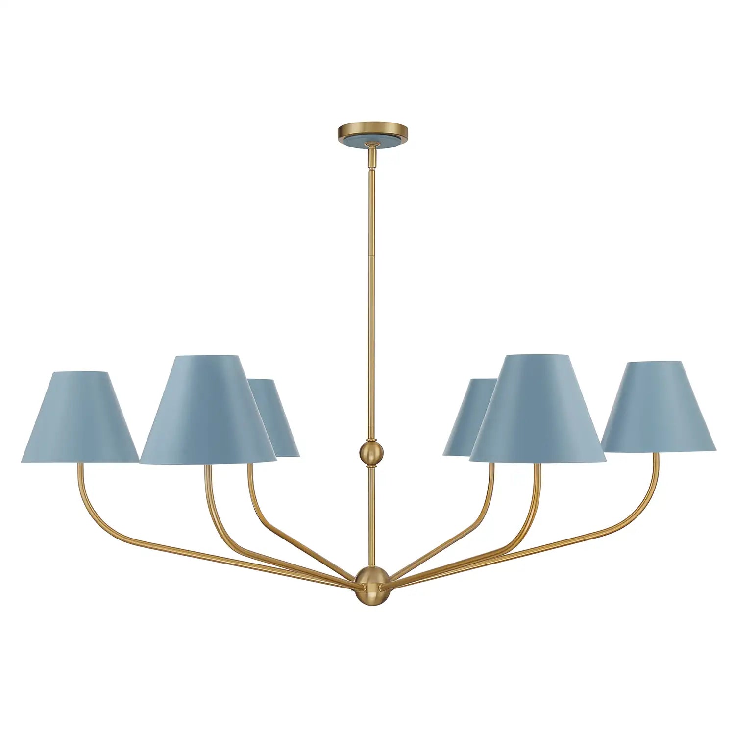 CRYSTORAMA, XAVIER BLUE CHANDELIER, CHANDELIER LIGHT