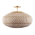 CRYSTORAMA, ZANZIBAR SOFT SEMI FLUSH MOUNT, FLUSH MOUNT CEILING LIGHTS