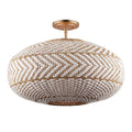 CRYSTORAMA, ZANZIBAR SOFT SEMI FLUSH MOUNT, FLUSH MOUNT CEILING LIGHTS