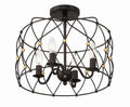 CRYSTORAMA, ZUCCA SEMI FLUSH MOUNT, FLUSH MOUNT CEILING LIGHTS