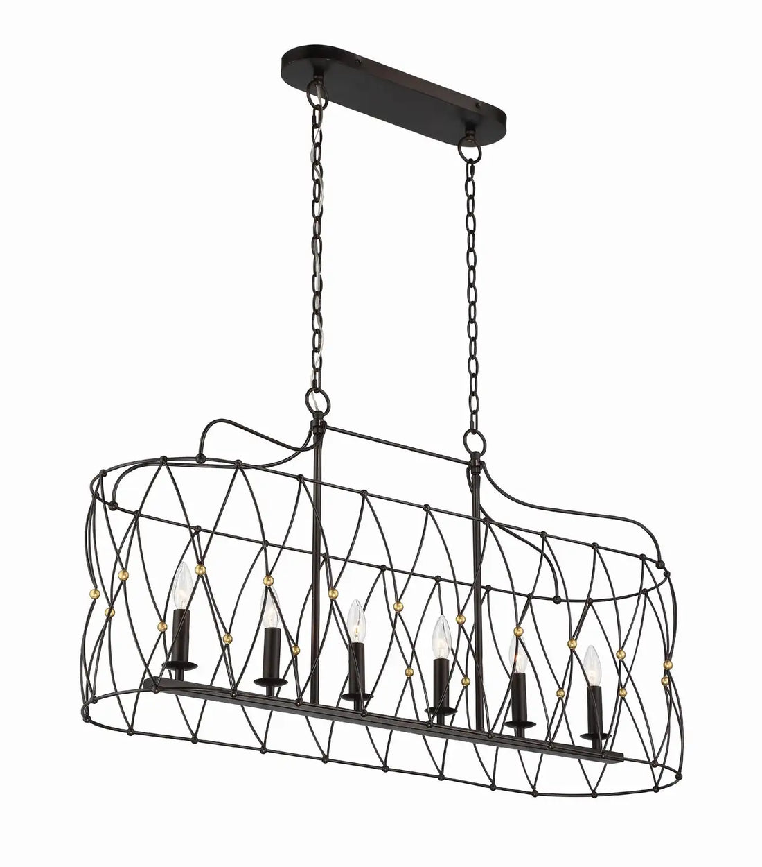 CRYSTORAMA, ZUCCA LINEAR CHANDELIER, CHANDELIER LIGHT