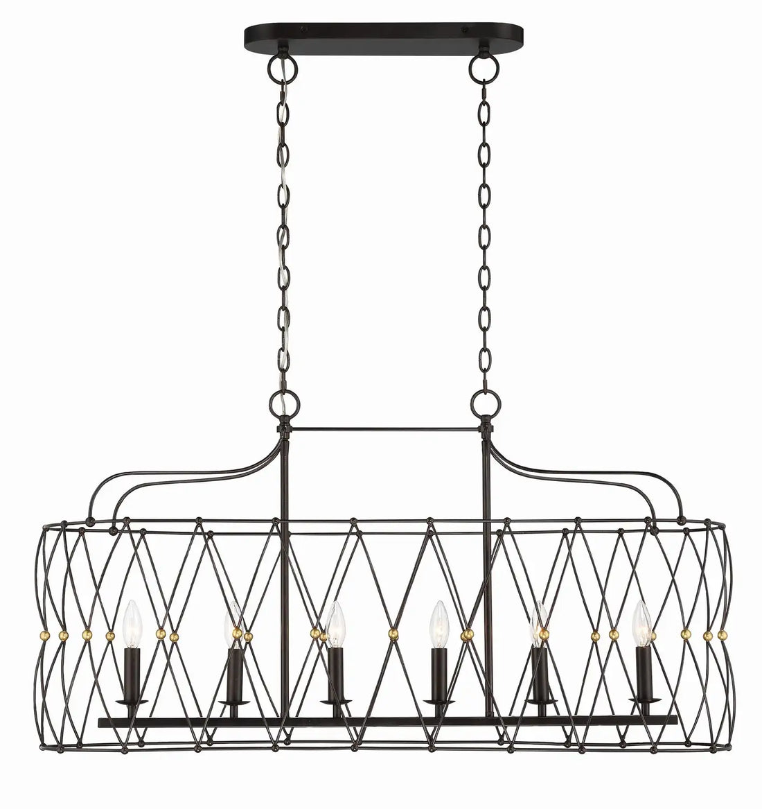 CRYSTORAMA, ZUCCA LINEAR CHANDELIER, CHANDELIER LIGHT