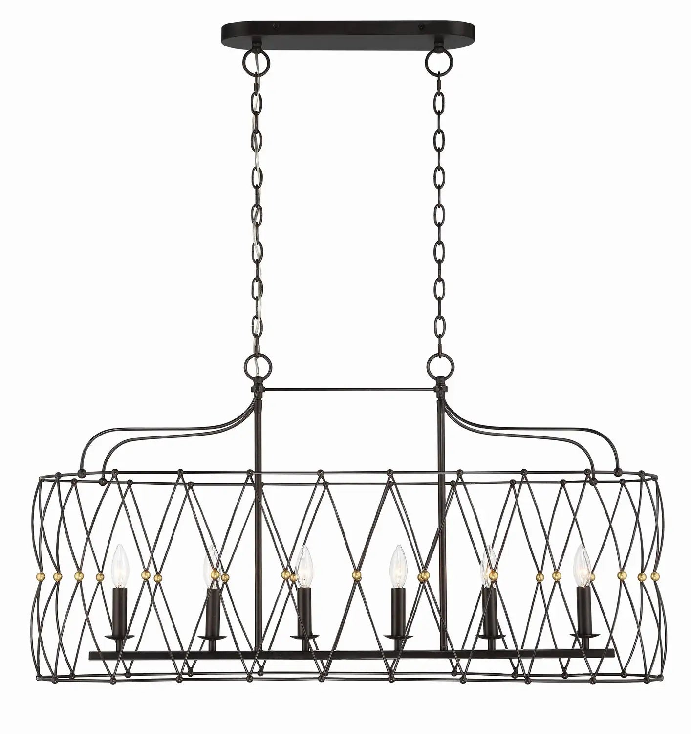 CRYSTORAMA, ZUCCA LINEAR CHANDELIER, CHANDELIER LIGHT