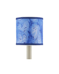 CURREY & COMPANY MARBLE BLUE PAPER DRUM CHANDELIER SHADE | 0900-0014