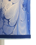 CURREY & COMPANY MARBLE BLUE PAPER DRUM CHANDELIER SHADE | 0900-0014