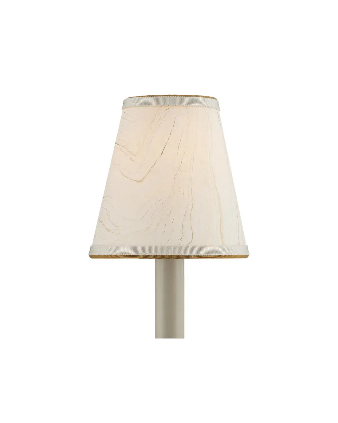 CURREY & COMPANY MARBLE PAPER TAPERED CHANDELIER SHADE