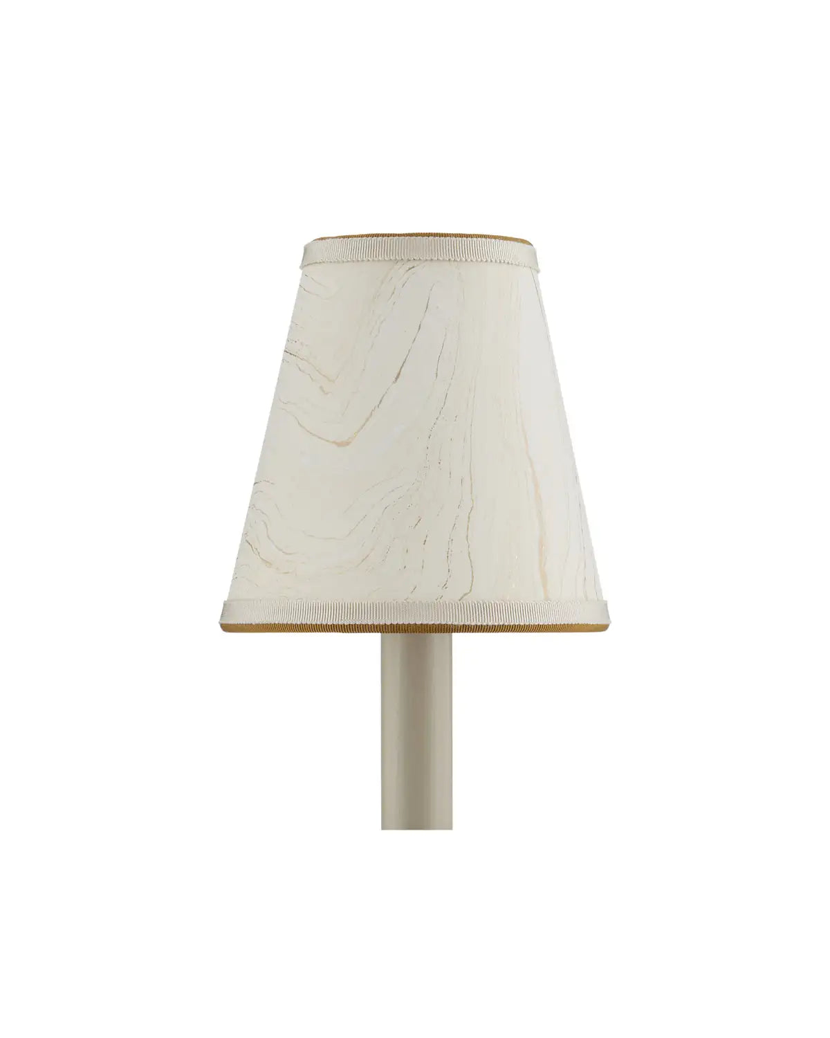 CURREY & COMPANY MARBLE PAPER TAPERED CHANDELIER SHADE
