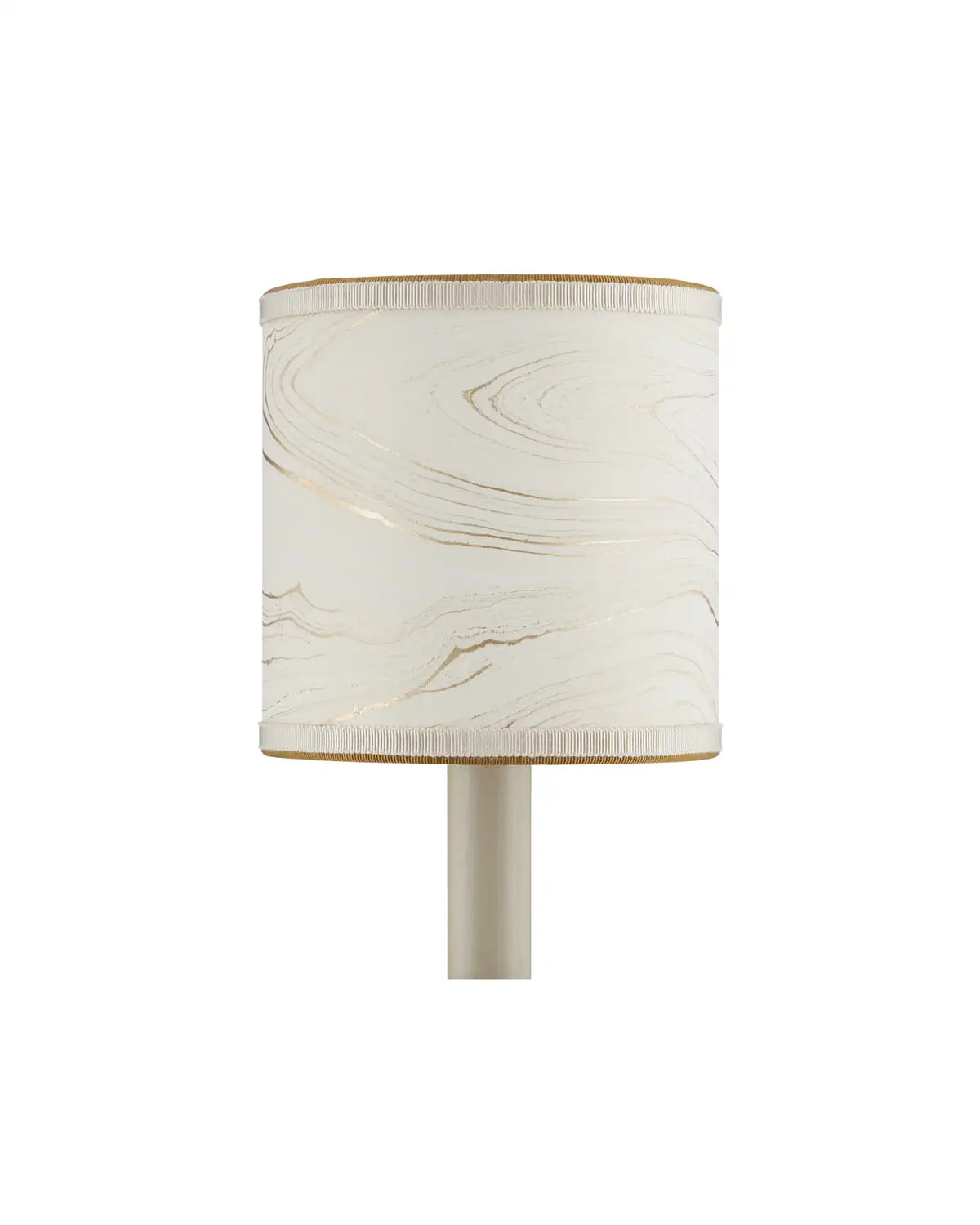 CURREY & COMPANY MARBLE PAPER DRUM CHANDELIER SHADE
