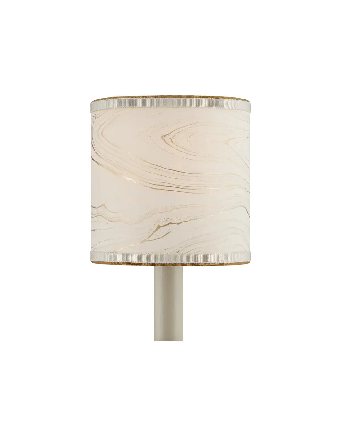 CURREY & COMPANY MARBLE PAPER DRUM CHANDELIER SHADE