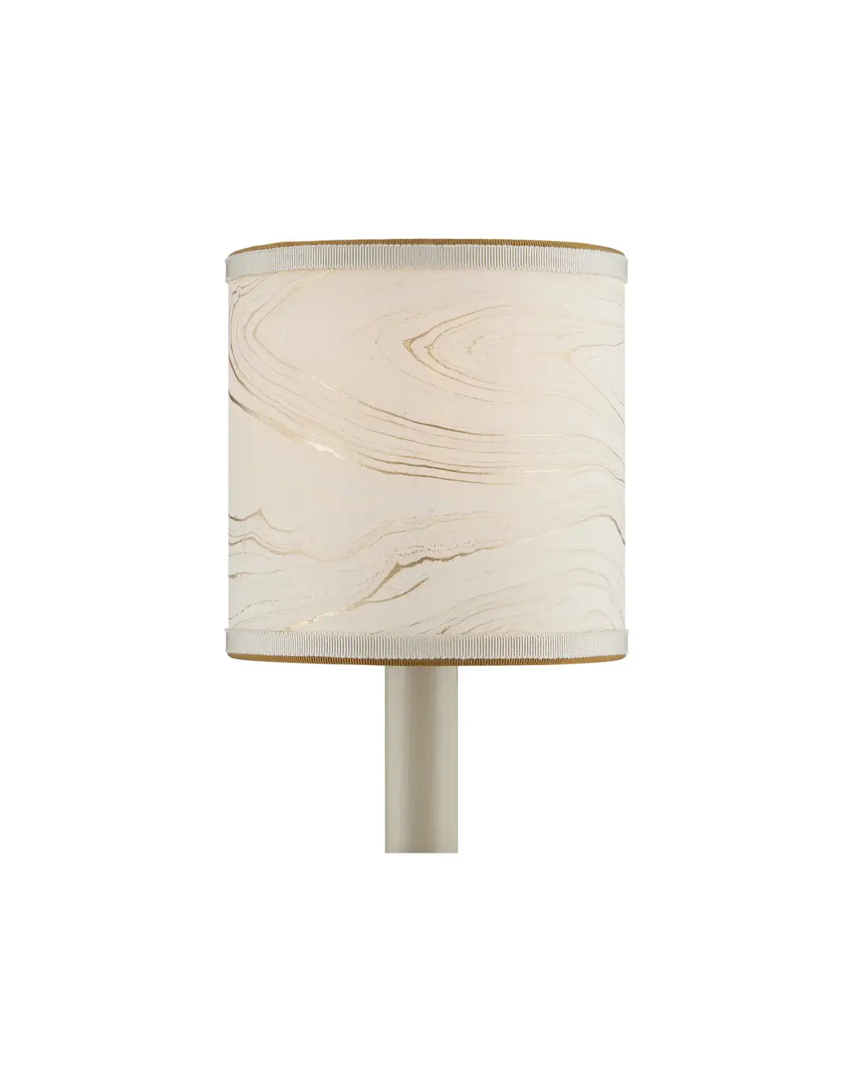 CURREY & COMPANY MARBLE PAPER DRUM CHANDELIER SHADE