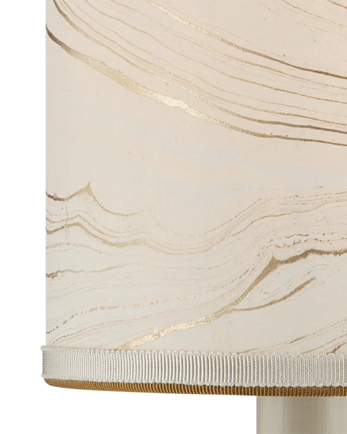 CURREY & COMPANY MARBLE PAPER DRUM CHANDELIER SHADE