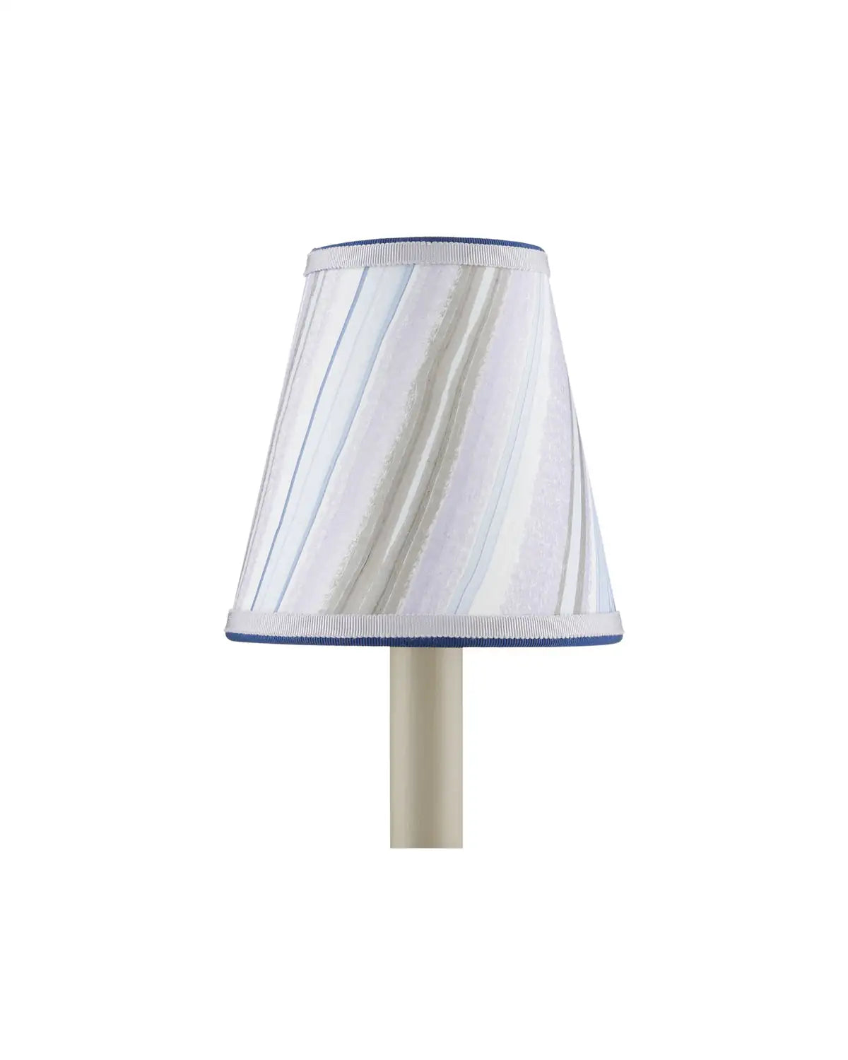 CURREY & COMPANY MARBLE LAVENDER PAPER TAPERED CHANDELIER SHADE | 0900-0017