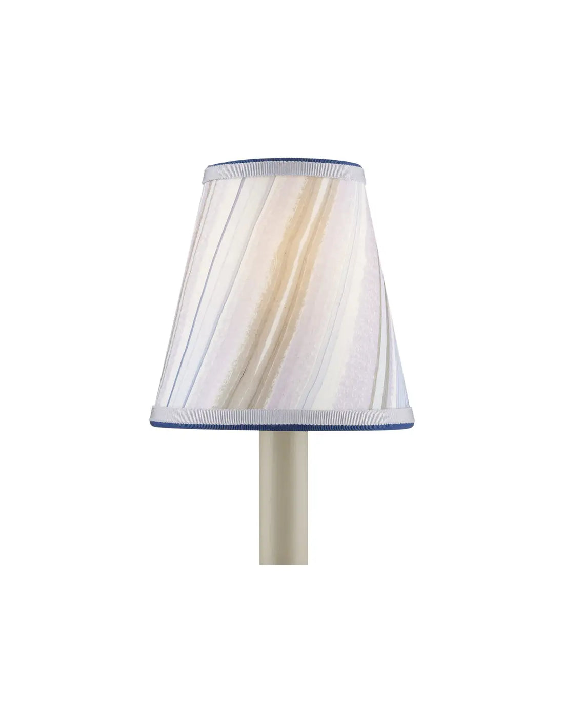 CURREY & COMPANY MARBLE LAVENDER PAPER TAPERED CHANDELIER SHADE | 0900-0017