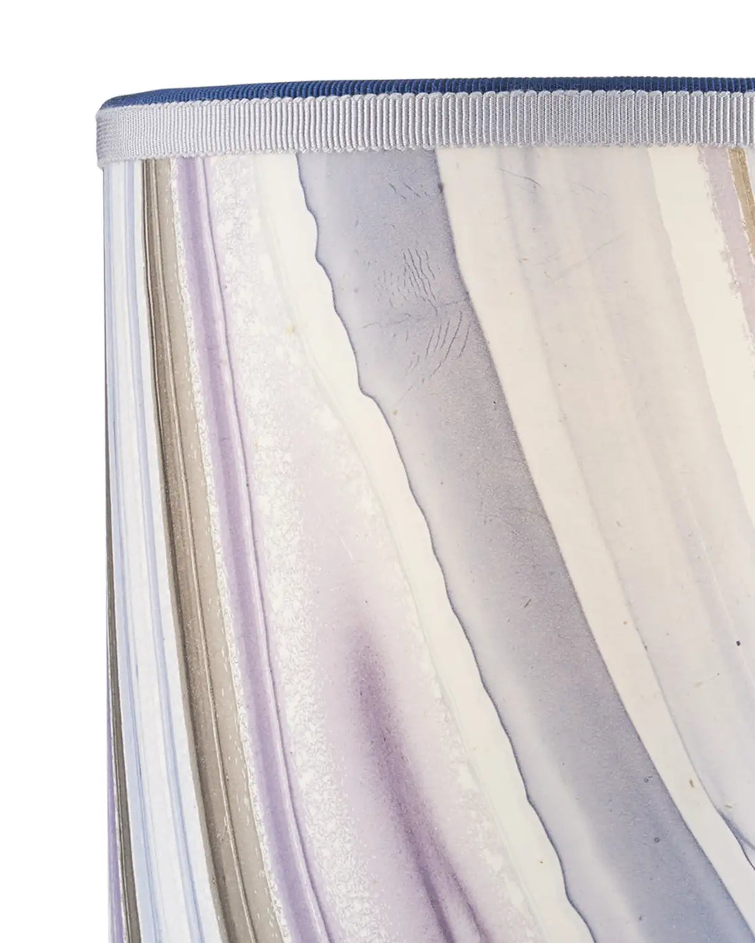 CURREY & COMPANY MARBLE LAVENDER PAPER DRUM CHANDELIER SHADE | 0900-0018