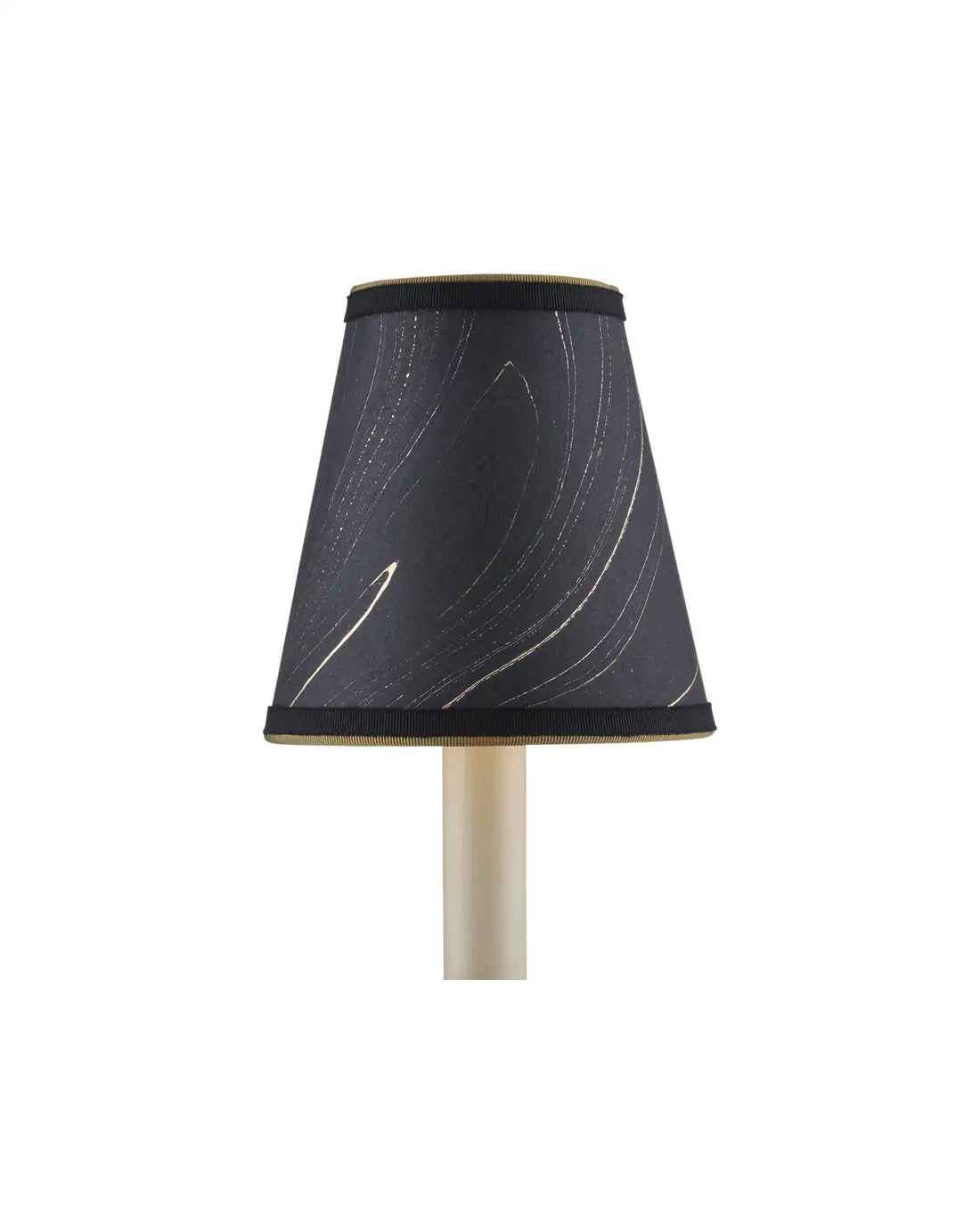 CURREY & COMPANY MARBLE PAPER TAPERED CHANDELIER SHADE