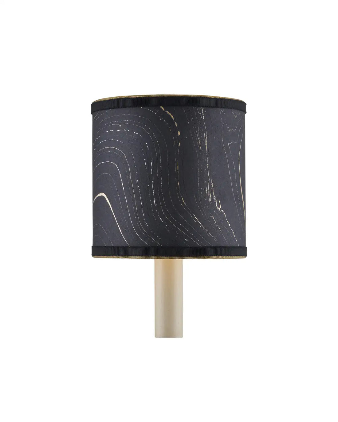 CURREY & COMPANY MARBLE PAPER DRUM CHANDELIER SHADE