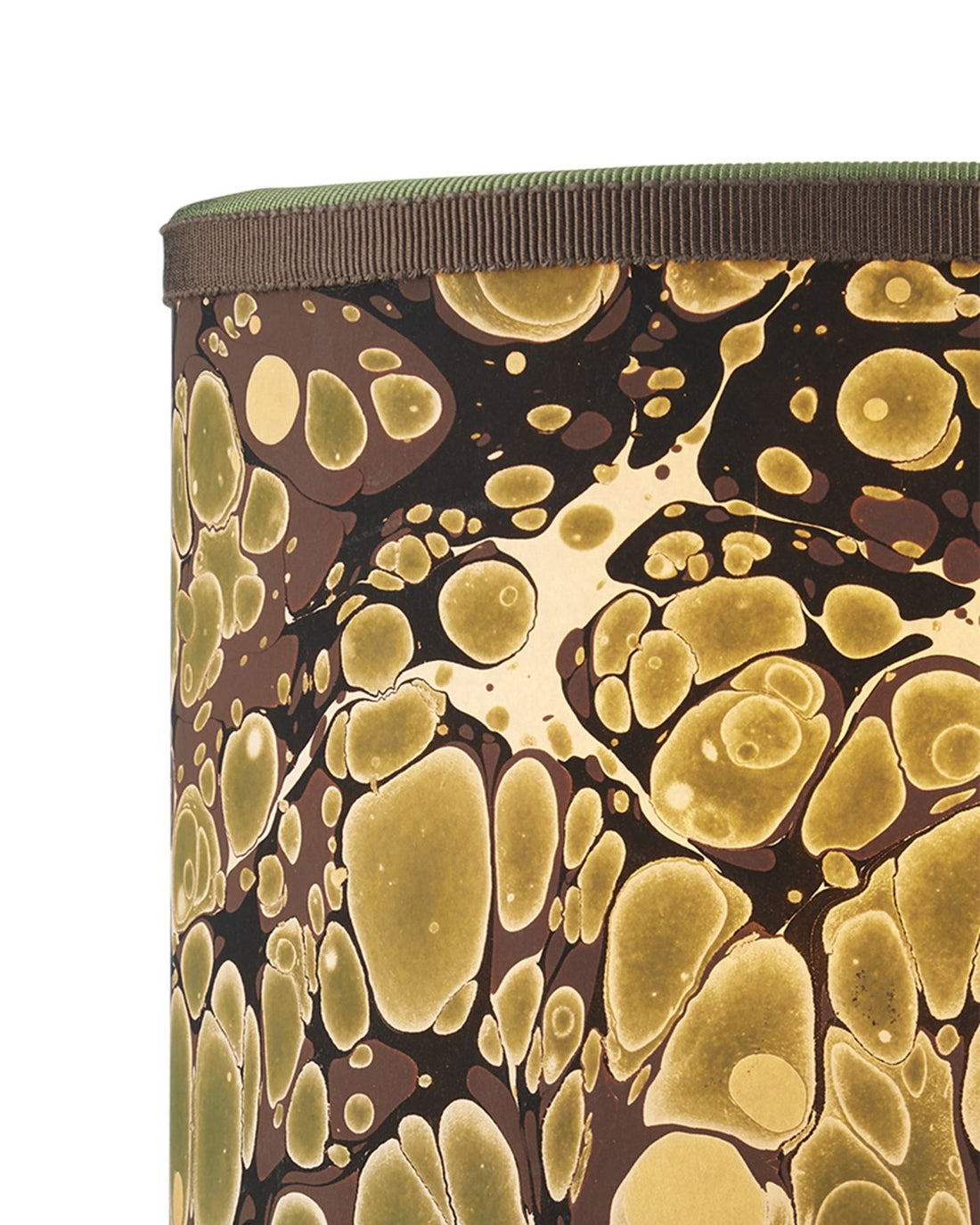 CURREY & COMPANY MARBLE GREEN PAPER DRUM CHANDELIER SHADE | 0900-0022