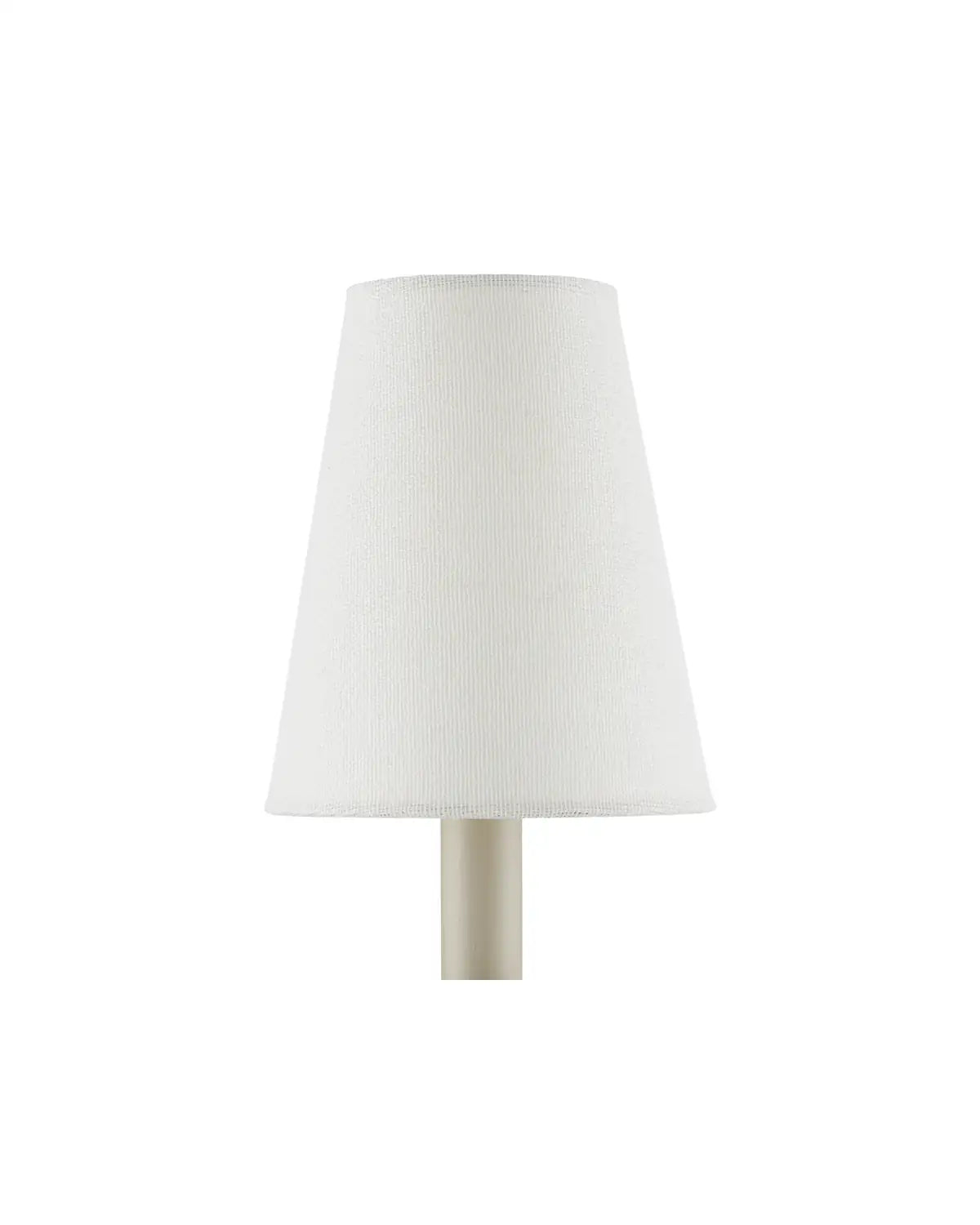 CURREY & COMPANY FINE GRASSCLOTH TAPERED CHANDELIER SHADE