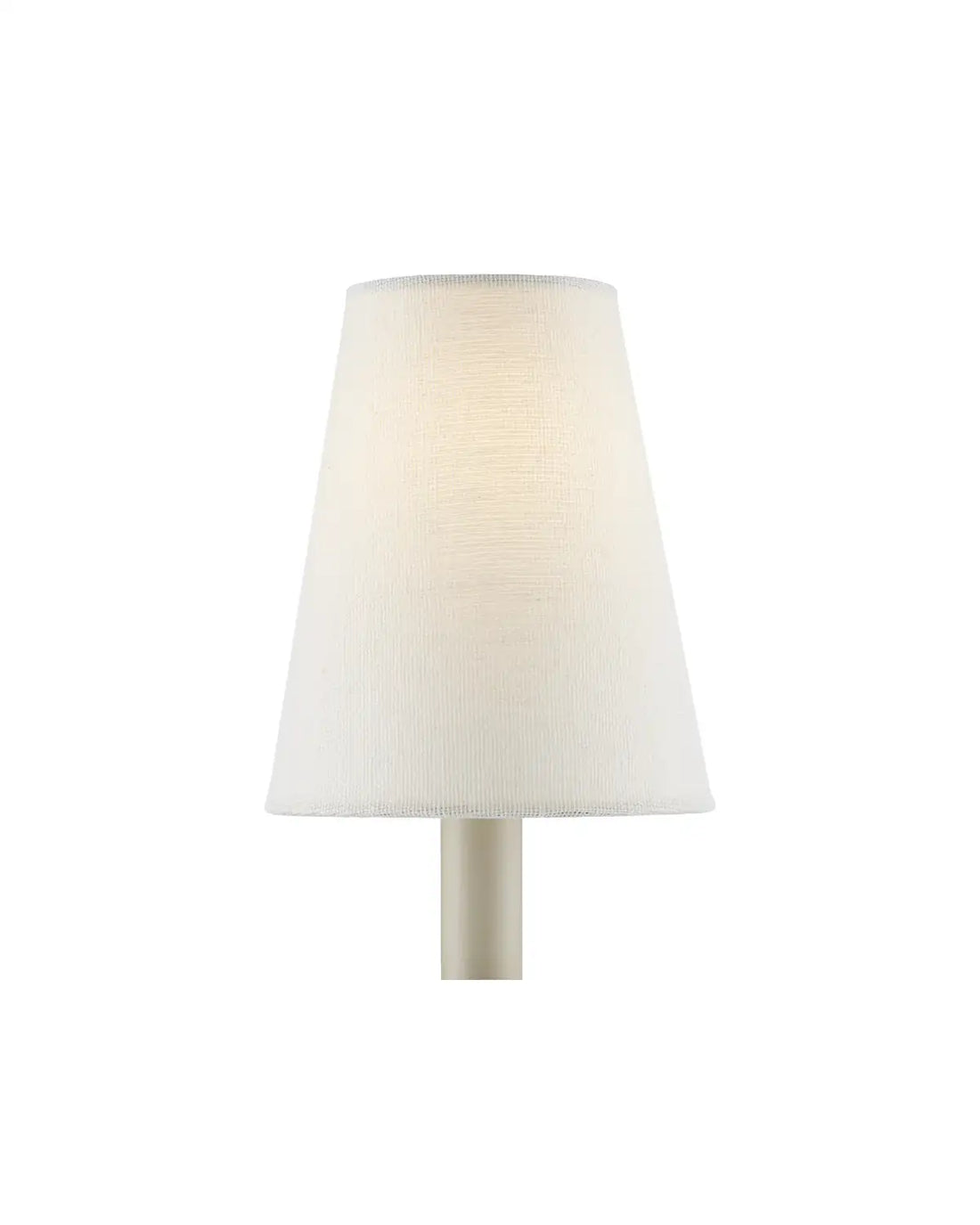 CURREY & COMPANY FINE GRASSCLOTH TAPERED CHANDELIER SHADE