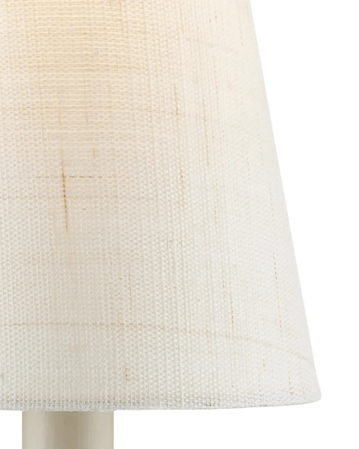 CURREY & COMPANY FINE GRASSCLOTH TAPERED CHANDELIER SHADE