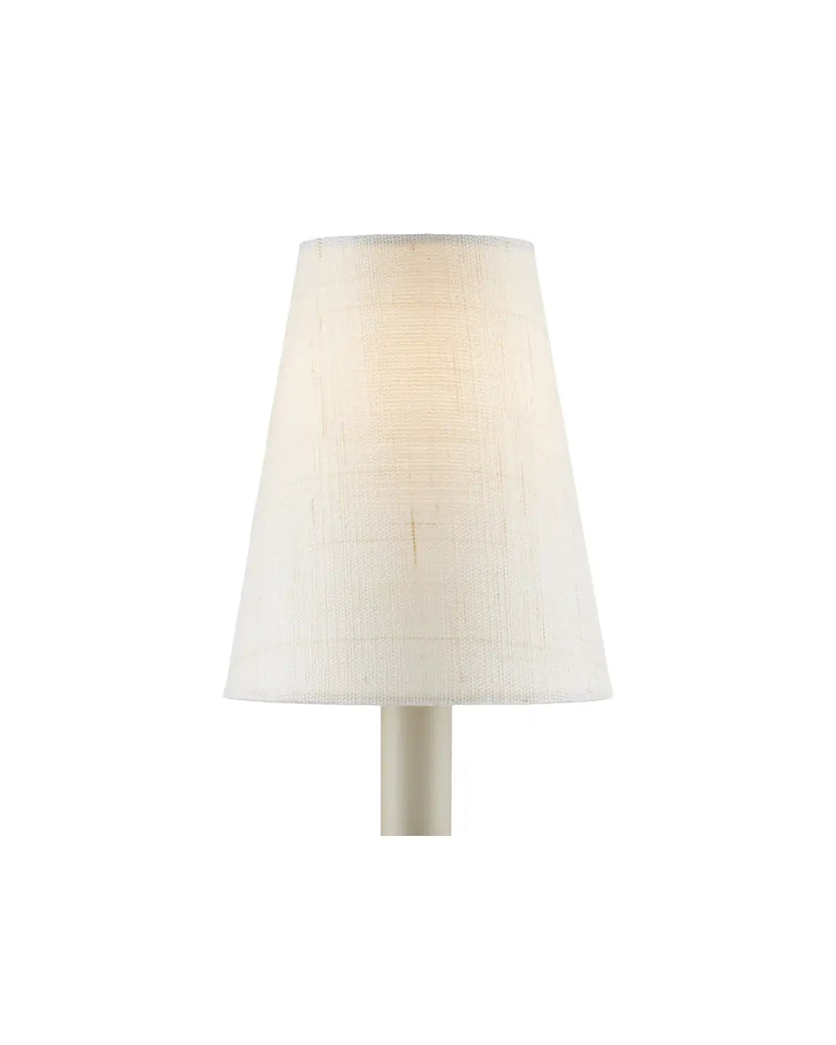 CURREY & COMPANY FINE GRASSCLOTH TAPERED CHANDELIER SHADE