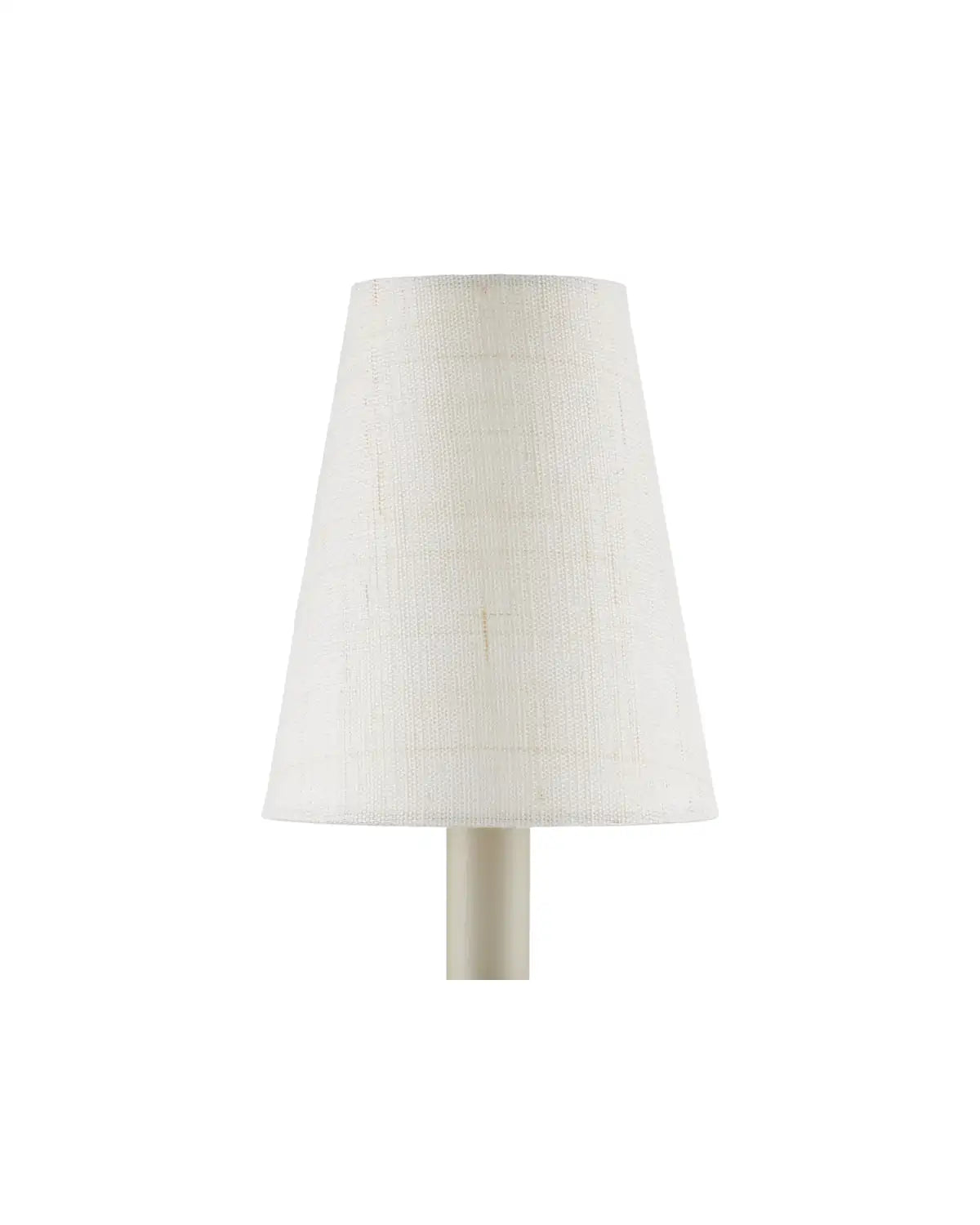 CURREY & COMPANY FINE GRASSCLOTH TAPERED CHANDELIER SHADE
