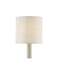 CURREY & COMPANY FINE GRASSCLOTH DRUM CHANDELIER SHADE