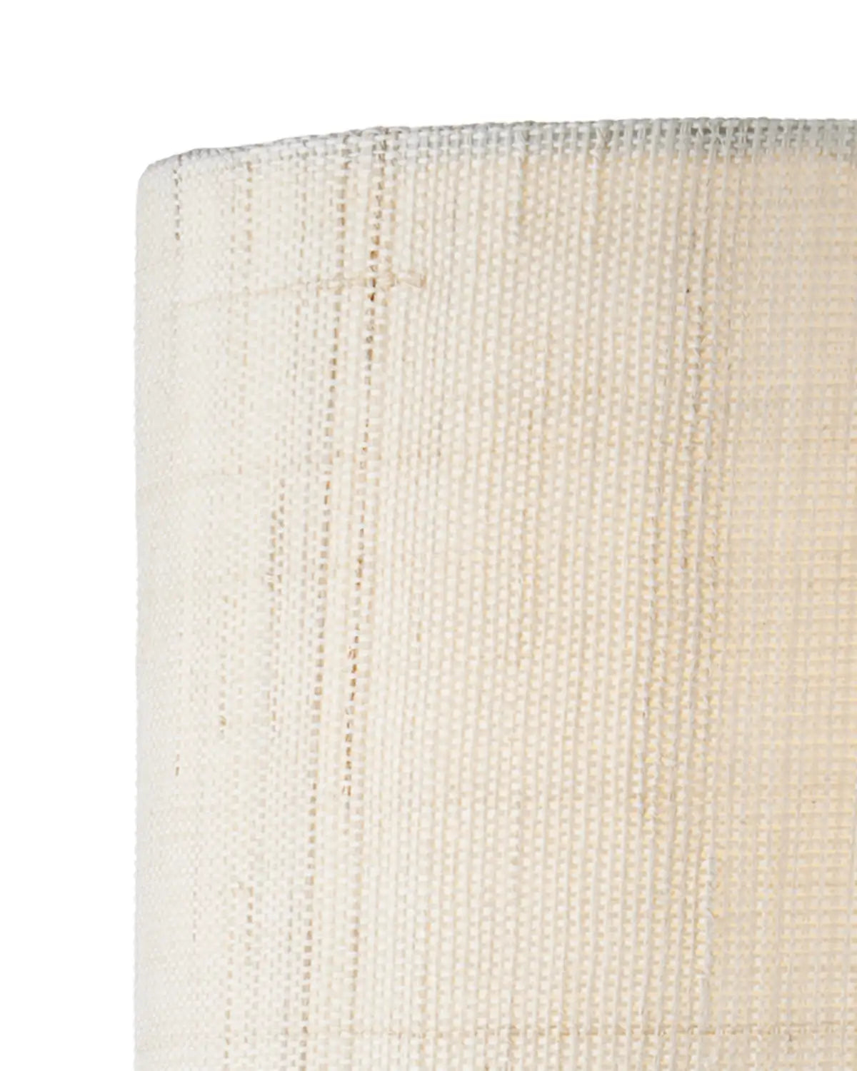 CURREY & COMPANY FINE GRASSCLOTH DRUM CHANDELIER SHADE
