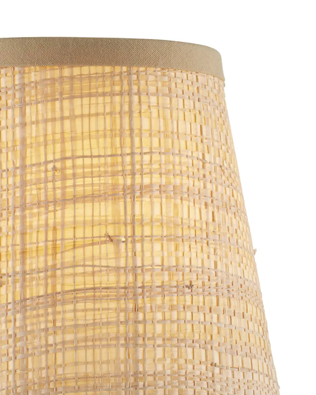CURREY & COMPANY GRASSCLOTH TAPERED CHANDELIER SHADE | 0900-0027